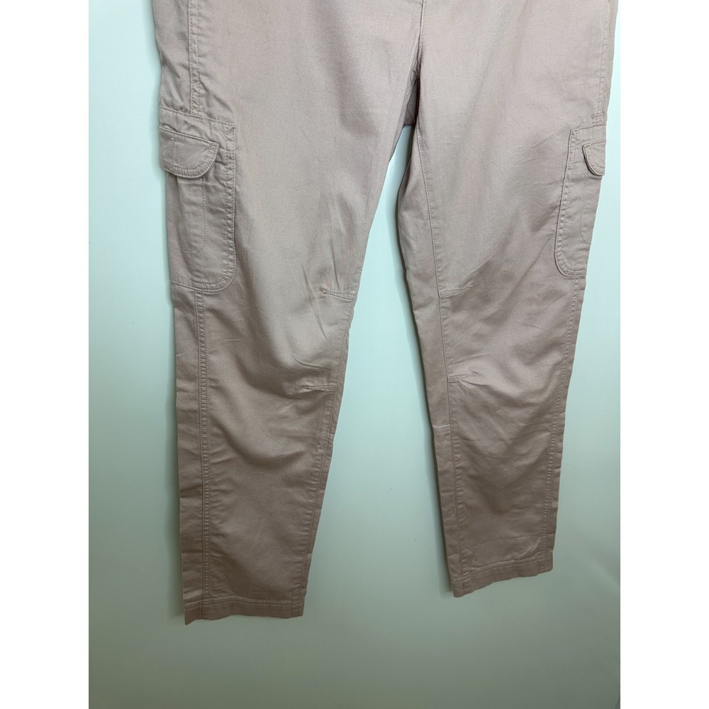 Eddie Bauer Dusty Rose Pink Cotton Twill Cargo Utility Pants Size 10 NWOT Hiking - Picture 5 of 13